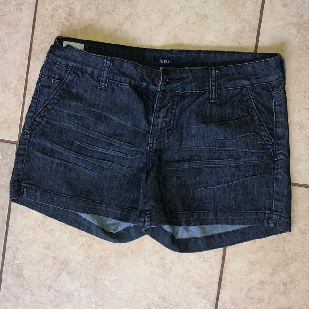 Blue jean shorts